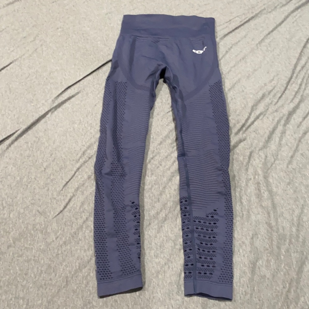 ECHT workout leggings steel blue size small